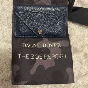 Range Dover blue leather card wallet